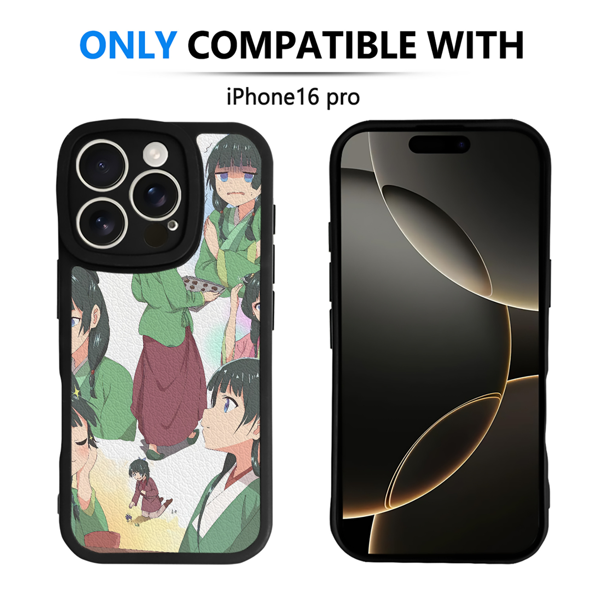 薬屋のひとりごと The Apothecary Diaries 【iPhone 16シリーズ対応】シリコンスマホケース（レザー調） 材質：シリコン